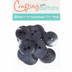 Buttons – Charcoal 5/8 inch (16mm) 1