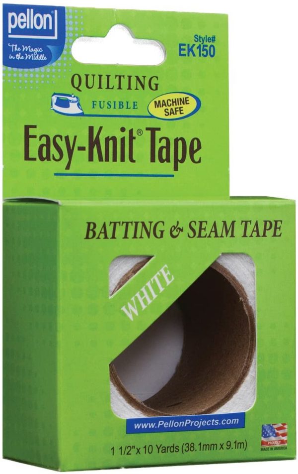 Pellon - EK150 Fusible Easy Knit Batting & Seam Tape - White